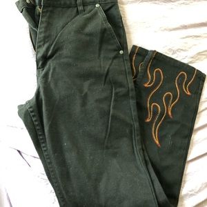 *RARE* Vintage Harley Davidson flame jeans